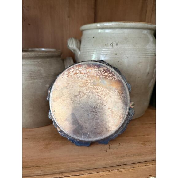 Vintage Silver Wine Bottle Coaster - Picture 3 of 5